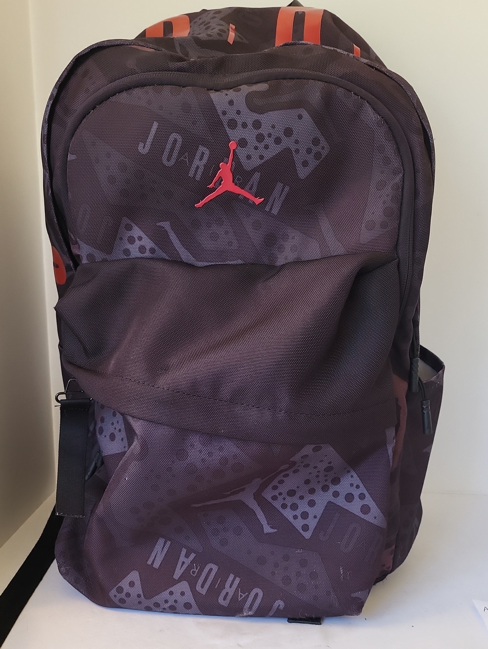 Jordan Black Backpack with Red Jumpman